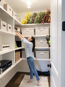 5.9K views · 79 reactions | Transform your #linencloset into an oasis of order!  The Container Store Ambassador Arlyn Molina Designs chose the poppin Grey Storage Box in Medium and Large to declutter this space and make it easier to restock household items. SHOP: https://container.store/44LLb8I at #TheContainerStore | The Container Store | Facebook