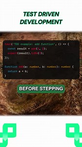 ❓ What is Test-Driven Development (TDD)? It’s a way to work smarter, not harder. You write tests first, then develop code to make the tests pass. This way, you write only the code needed to accomplish core functionality. 💡 Are you curious about other automated testing concepts? Listen to the latest episode on The Test Automation Experience: 🔗 https://youtu.be/Ofq3idC24RI | Ultimate QA