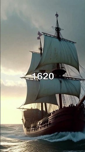 The Pilgrims’ Journey: Plymouth Colony 1620 🇺🇸 | A New Chapter in History #historyshorts #facts