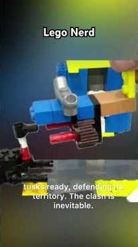 Indominus Rex vs Therizinosaurus 🦖 Who Wins? #lego #funbuildingblocks #indominusrex #minecraft #din