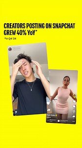 45K views · 298 reactions | Creators are making moves on Snapchat. Is your brand? | Snapchat | Facebook