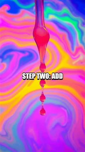 Colorful Non Newtonian Fizz at Home