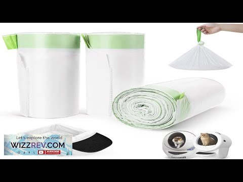 120 Pack Litter Box Robot 3 and 4 Waste Bags 1.5 Mils