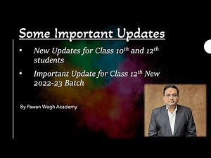 Latest Update for Class 10th, 11th and 12th Students