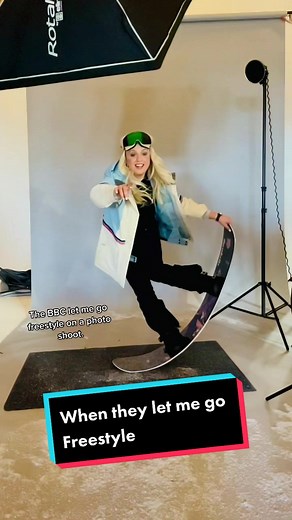 Freestyle Snowboarding Photoshoot with BBC Sport