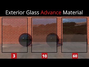 How to Create Realistic Exterior Glass Material in VRay for SketchUp
