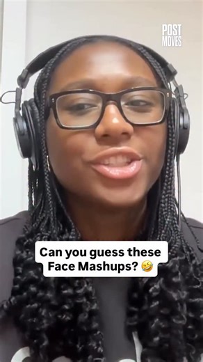 These face mashups had us DYING 🤣 Which one is your favorite? | Post Moves with Candace Parker & Aliyah Boston
