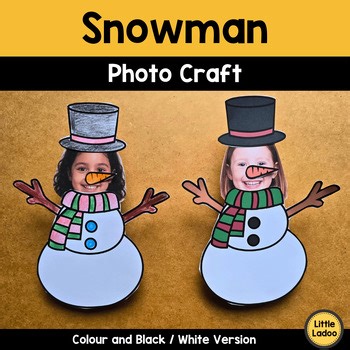 Snowman Photo Craft | Winter Crafts | Bulletin Board Ideas