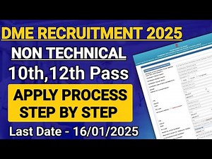 DME Assam Non-Technical Recruitment 2025: Step-by-Step Online Apply Process 🔥📋"