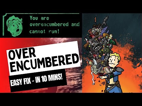 Fallout 76 STOP being over encumbered fallout 76 simple fixes