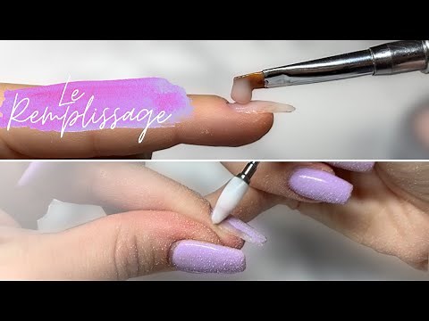 Le REMPLISSAGE des ongles en gel - Après repousses