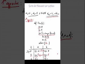 Fibonacci sur Python