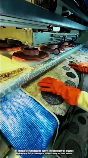 Best Innovation Textile Machine: How to Print Carpet Patterns Using Roller System