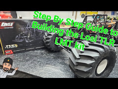 Losi TLR tuned LMT kit build step by step video for anyone looking for a complete look at assembly