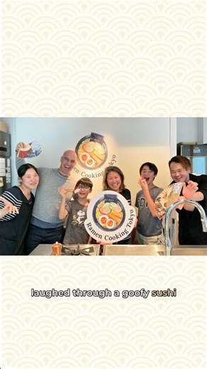Most fun Tokyo cooking class: sushi quiz + homemade ramen