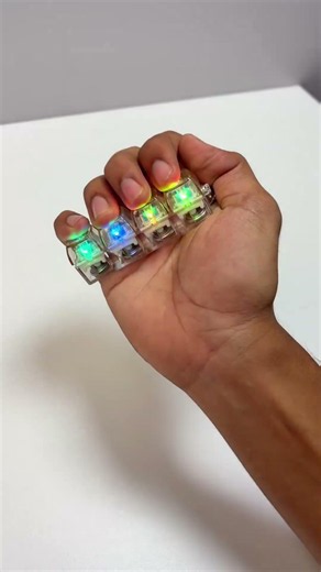 This RGB Keyboard Switch Keychain Is SO Addictive! 🤯⌨️ #shorts