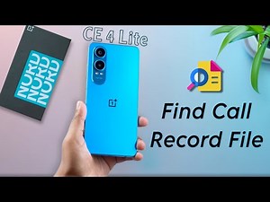How to Find Call Recording in Oneplus Nord CE 4 Lite, Call Record Kaha save Hota Hai