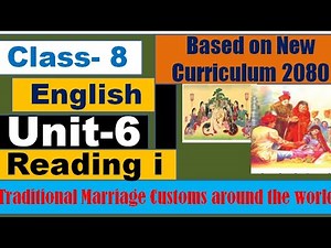Grade 8 English chapter 6// Class 8 English unit 6