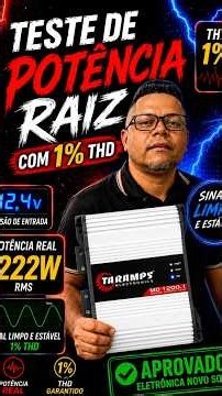Teste de potencia taramps md1200 teste feito a 12.6v 1% de thd aprovado #car #automobile #short