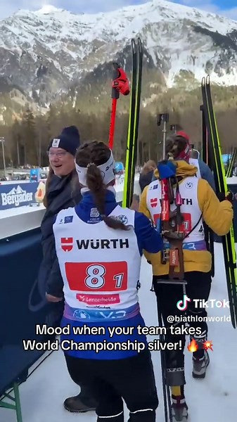 What a relay! 🤩 Huuuuuge congratulations to @ceskybiatlon.cz on the 🥈 💪🏼 #biathlon #biathlonfamily #sports #wintersports #fy #talent