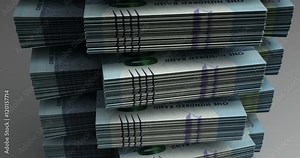 Stack of South African Rands