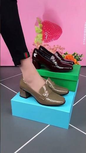 Square Toe Chunky Loafers | Stylish & Trending Slip On Shoes #shortsfeed
