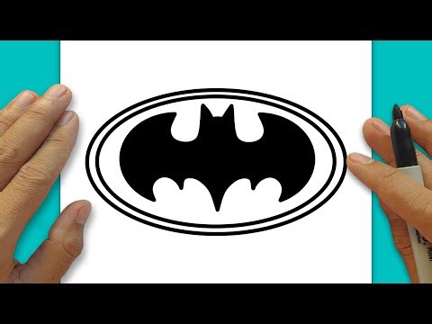 How to Draw a Batman Logo Step by Step 🦇 | Easy Batman Logo Drawing | Jelly Draw Arts
