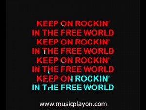 Neil Young Rockin' In The Free World 1989 MusicPlayOn com