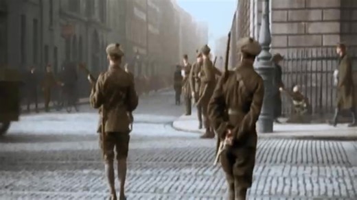 Full 90 mins long - Irish Revolution in Color.Narrated by Allen Leech, this unique documentary tells the story of the Irish Easter Rising, why it happened and how it happened. Utilising incredible newly-colourised original footage, this film shows the Irish revolution as people at the time saw it - in colour. "Rendered in living colour, the terrors and triumphs of the era seem like something that only happened yesterday" - The Sunday Times. Made in collaboration with Zampano Productions. Written