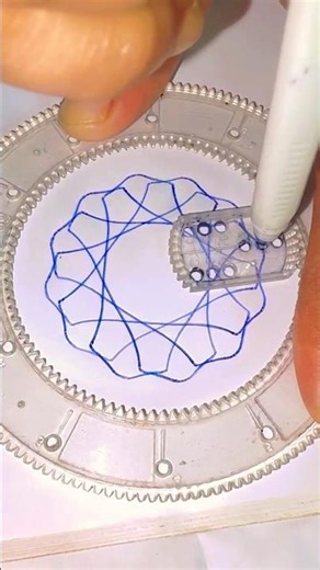 simple spirograph with different shape wheel 🤗🤗🤗 #spirograph #art #shorts