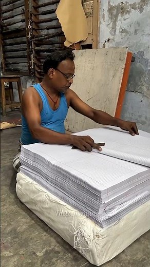 Notebook making process in factory 😨