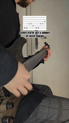 Sorry You're Not a Winner (GUITAR COVER with TABS) #electricguitar #guitar #shorts