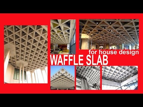 waffle slab beam for house design