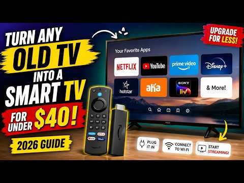 How to Turn Any Old TV Into a Smart TV for Under $40 2026 Guide