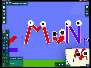 Uppercase and lowercase endless alphabet band