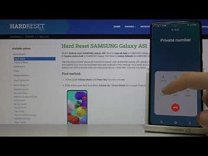 Samsung Galaxy A51 Call Options & Incoming Call Screen