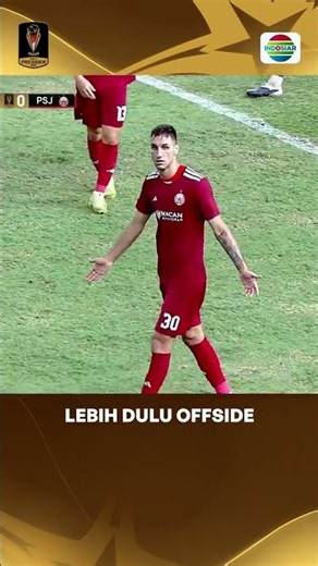 Persija hampir menyamakan kedudukan, namun sayang dianggap offside #shorts