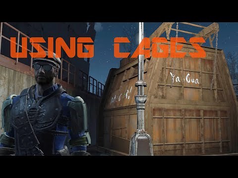Fallout 4 - Using and Setting up Cages!