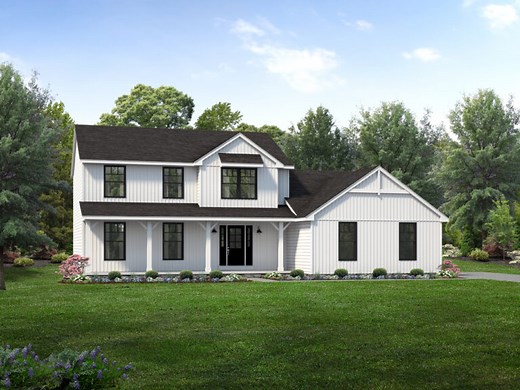 Cumberland II Floor Plan: Two-Story Master Down Home - Wayne Homes