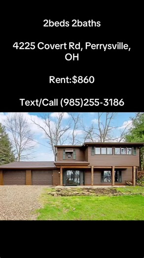 Enjoy lake views at Pleasant Hill Lake in this charming raised ranch located in Monroe Township, within the Loudonville-Perrysville School District. The main level features an open living and kitchen area, two bedrooms, full bath, and a bright sunroom positioned to capture the beautiful lake scenery. The ground level offers a spacious family room with wood-stove hookup (possible area for a 3rd bedroom), second full bath with claw tub/shower, and laundry/mud/utility room off the garage. Exterior 