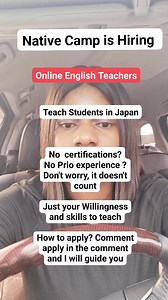 36 reactions · 74 comments | No experience? No problem. No certifications? No problem. Still a student? Still no problem. Native Camp wants you. All you need is demonstrate that you can teach and follow the rules #sidehustle #multiplestreams #PrepareForRainyDays #lifeskills #buildwealth #DigitalHustle # | Ada Obi | Facebook