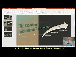CIS105: 12/9/25: SIMnet PowerPoint Guided Project 2-3