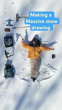 Blizzard Inspires Massive Frog Artwork