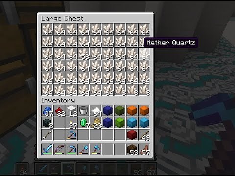Minecraft Tree and Quartz farming
