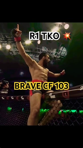 Owaiss Yaqoob wins by first-round TKO at BRAVE CF 103 Uzbekistan! 💥 #bravecf