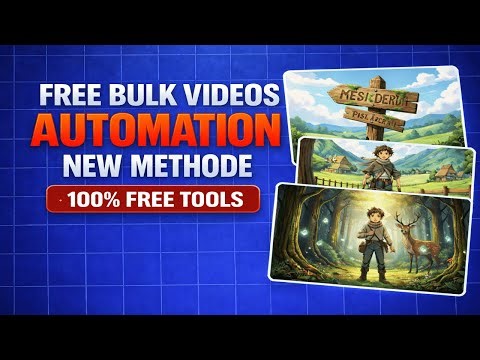 Create AI Videos in 1 Click | FREE Bulk Text-to-image Method (2026)
