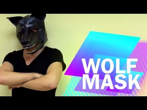 How to make Wolf Mask from paper | DIY | Handmade