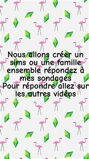 Création d’un sims ou une famille #sims4