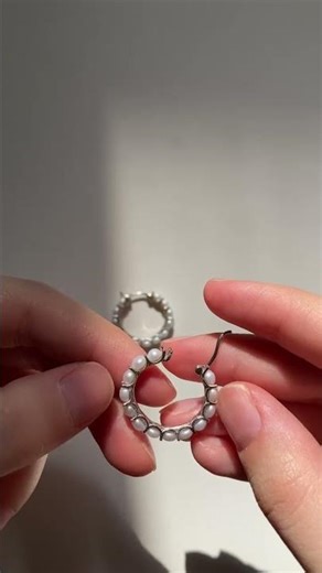 گوشواره مروارید پرورشی نقره گرد #مروارید_پرورشی #jewelry