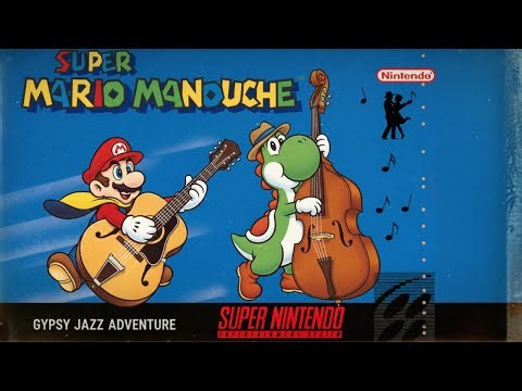 Super Mario World - Main Theme🍄 🎶 Athletic Theme - French Gypsy Jazz Cover